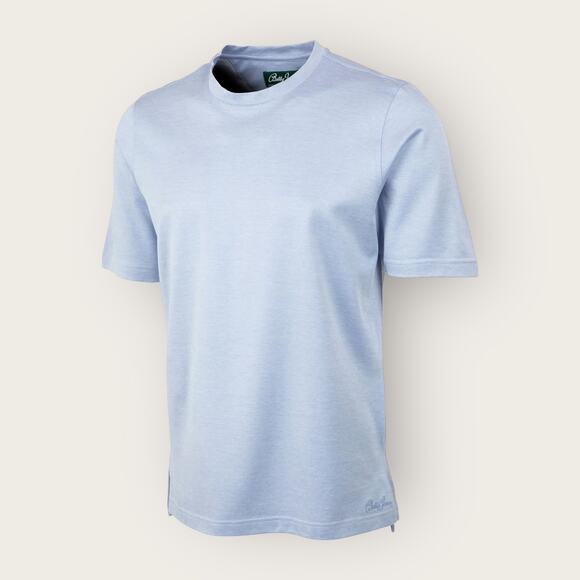 Bobby Jones Signature Cotton Knit Short-Sleeve Cabana Tee Shirt - Picture 1 of 6